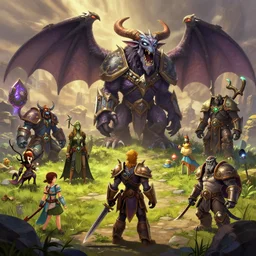 mount epic merciless nether drak screenshot world of warcraft mounts worldboss comics that looks like it is from borderlands by jesper ejsing, by rhads, makoto shinkai alena aenami artworks in 4 k beeple, by thomas kinkade heartstone league of legends dofus overwatch