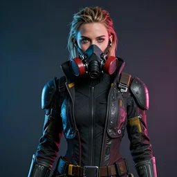 lena headey assassin, wearing cyberpunk intricate streetwear, respirator, beautiful, detailed portrait, cell shaded, 4 k, vivid colours, concept art, by wlop, ilya kuvshinov, artgerm, krenz cushart, greg rutkowski, pixiv. cinematic dramatic atmosphere, sharp focus, volumetric lighting, cinematic lighting, studio quality