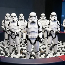 storm troopers in a ballpit