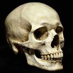 skull, style of Emil Melmoth