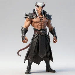 complex 3 d render hyper realistic full length illustration of a handsome! powerful athletically built white haired demon necromancer, asura arms, hell boy, d & d, dio from jojo's bizarre adventures, medieval fantasy, draconic, character design, intricate, octane render, concept art, resin, 8 k, hd, epic scene, dante's inferno, symmetrical, art by takeshi obata + billelis + hirohiko araki