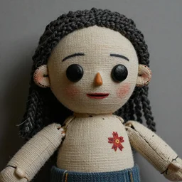 “realistic textured close up voodoo doll xi jinping”
