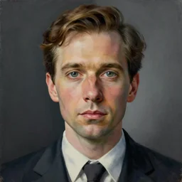 a portrait of hugh laurie, surrealist painting, highly detailed