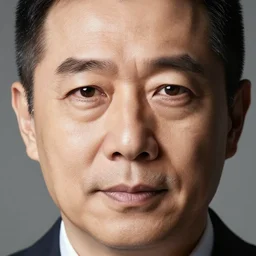 close up photographic portrait of a 6 0 year - old professional man. studio lighting.