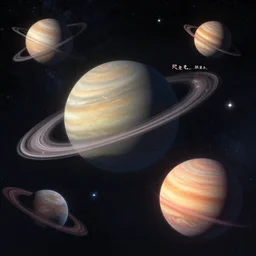 space planets stars