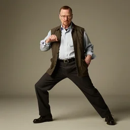 walter white doing t pose