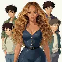 beyonce, portrait shinkai makoto studio ghibli studio key hideaki anno sakimichan stanley artgerm lau rossdraws james jean marc simonetti elegant highly detailed digital painting artstation pixiv