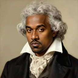 kanye west as beethoven, renaissance painting