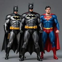 1 9 3 9 batman and 1 9 3 8 superman team up, dc, insanely detailed, hyper realistic