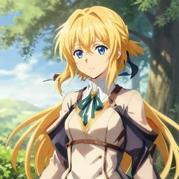Violet Evergarden girl art drawn in art style of WLOP full HD 4K highest quality realistic beautiful gorgeous natural WLOP artist painting