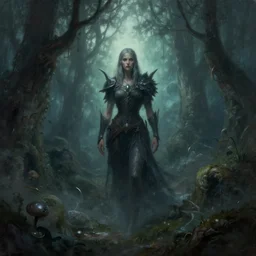 mysterious fantasy art by tom adams