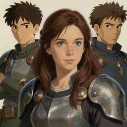 jenna coleman, fire emblem, art by studio ghibli and and artgerm and ilya kuvshinov, portrait, d & d, fantasy, highly detailed, digital painting, headshot, trending on artstation, concept art, sharp focus, illustration
