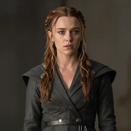 “ very photorealistic photo of millie bobby brown in an episode of game of thrones, award - winning details ”