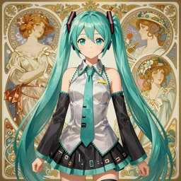 portrait of disney hatsune miku, intricate, elegant, highly detailed, digital painting, artstation, concept art, smooth, sharp focus, illustration, art by artgerm and greg rutkowski and alphonse mucha and uang guangjian and gil elvgren and sachin teng and wlop!!!, symmetry!!