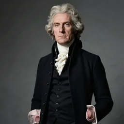 stunning editorial fashion photography of thomas jefferson, creative studio photography by patrick demarchelier