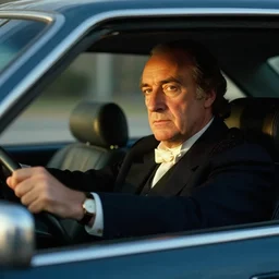 george washington driving a car, still from the the sopranos, directed by david chase, volumetric lighting, cinematic, dramatic