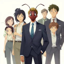 mind ant with a suit, behance hd artstation by jesper ejsing by rhads, makoto shinkai and lois van baarle, ilya kuvshinov, ossdraws