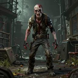 highly detailed portrait of a spitter zombie from left 4 dead, style of left 4 dead concept art, unreal engine, global illumination, detailed and intricate environment
