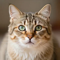 a fancy cat