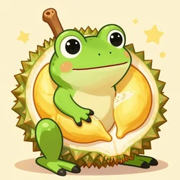 durian fruit as a frog 5 0 / 5 0 hybrid