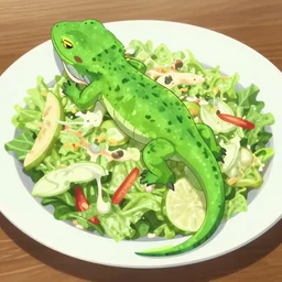 anime lizard tail salad