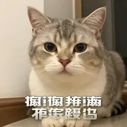 an meme that talks a non sence about cats