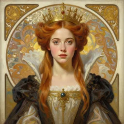 a oil painting of a evan rachel wood queen, cute, fantasy, intricate, elegant, highly detailed, centered, digital painting, artstation, concept art, smooth, sharp focus, illustration, art by artgerm and h r giger and alphonse mucha