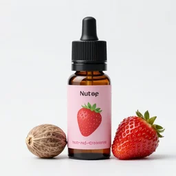 Ad for new nutmeg-and-strawberry flavored vape.