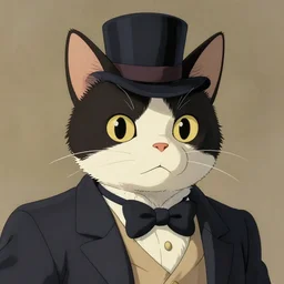 portrait of an anthropomorphic cat aristocrat, portrait shinkai makoto studio ghibli studio key hideaki anno sakimichan stanley artgerm lau rossdraws james jean marc simonetti elegant highly detailed digital painting artstation pixiv