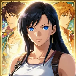 highly detailed vfx portrait of tifa lockhart by eiichiro oda, makoto shinkai, alphonse mucha, sharp focus, art by artgerm and greg rutkowski!, backlit, harsh overhead sunlight, blue eyes!!, aquiline nose!!, stanley kybric, kaoru mori, hyper detailed, smooth pixiv, fanbox