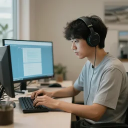 person addicted to ai image generation