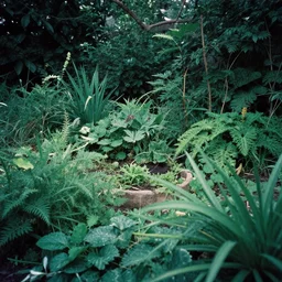 analog horror of my garden