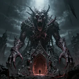 horrifying tsutomu nihei architecture, unreal engine, 8 k, ultra realistic, ultra detail