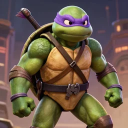 disney ninja turtles , high detail award winning on artstation