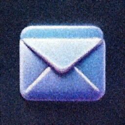 email cyberpunk, icon, detailed