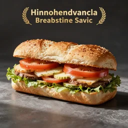 comically big large sandwich
