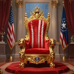 throne room of the united states presidents throne room, fantasy art, trending on artstation, patriotic, fourth of july, god bless america