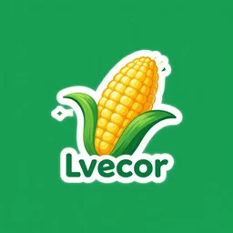 logo design, corn, artstation, designer art, concept art, company logo, lvecor art, shopping brand logo