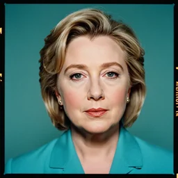 kodak portra 4 0 0, 8 k, highly detailed, britt marling style, 3 / 4 photographic close, press award - winning colour portrait of a cute handsome 2 0 - year - old hillary clinton, turquoise, up face with 1 9 2 0's hairstyle, 1 9 2 0's style, asymmetrical, hasselblad