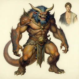 fantasy, monster, character design, ming dynasty, colorful, painting by gaston bussiere, craig mullins, j. c. leyendecker, tom of finland