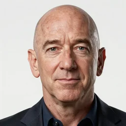 jeff bezos made of chocolate, close up portrait, highly detailed, octane render