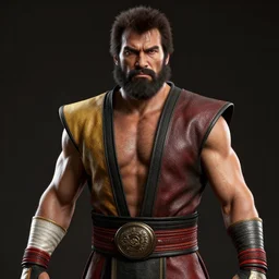 jimmy savile as mortal kombat goro, unreal engine, realistic,