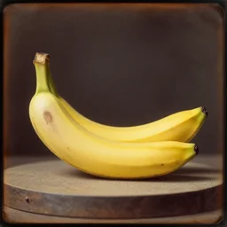 photorealistic daguerreotype of worlds largest banana on stage in the year 1829