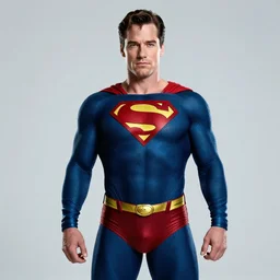 Arnold Shvarzenegger as Superman, DC Comics, cinematic lighting, Canon EOS R3, f/1.4, ISO 200, 1/160s, 8K, RAW, unedited, symmetrical balance, in-frame