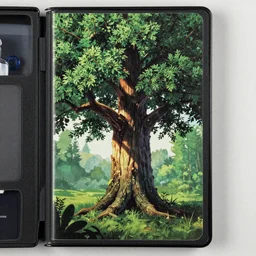VHS box art for a movie about a talking tree