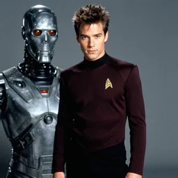 photoshoot of young jerry ryan as seven of nine, star trek theme, the borg, photoshoot in the style of mario testino