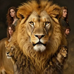 highly detailed portrait of a majestic lioness queen in the form of a beautiful woman. d & d. art by eugene delacroix, donato giancola, anna dittmann, arthur adams, alberto vargas. trending on artstation, intricate details, energetic composition, golden ratio, concept art, illustration, elegant art, global illuminaition