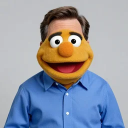 river cuomo as a muppet