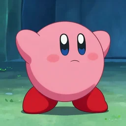 kirby in the style of christian weston chandler