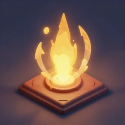 isometric 3 d fantasy, restore health spell effect, smoth 3 d illustration, cinematic matte painting, soft render, servando lupini, handpaint texture, blender, 3 dcoat